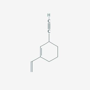 molecular formula C10H12 B011754 1-Ethenyl-3-ethynylcyclohexene CAS No. 104943-57-9