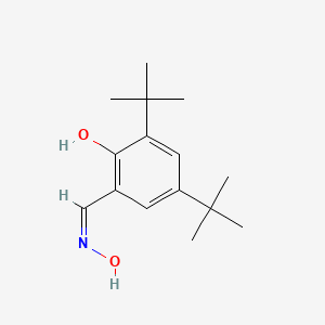 molecular formula C15H23NO2 B11754037 2,4-ditert-butyl-6-[(Z)-hydroxyiminomethyl]phenol 