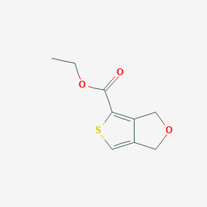 molecular formula C9H10O3S B11754130 Ethyl 1H,3H-thieno[3,4-c]furan-4-carboxylate 