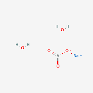 molecular formula NaVO3.2(H2O) B1175416 Sodium metavanadate dihydrate CAS No. 16519-65-6