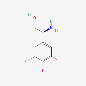 molecular formula C8H8F3NO B11754443 (S)-2-Amino-2-(3,4,5-trifluorophenyl)ethan-1-OL 