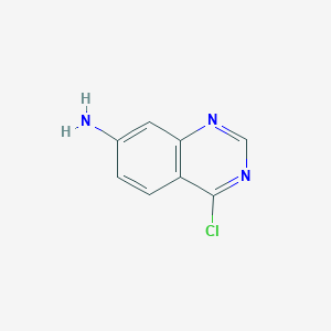 molecular formula C8H6ClN3 B11754512 4-Chloroquinazolin-7-amine 