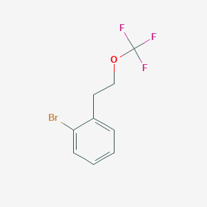 molecular formula C9H8BrF3O B11754541 1-Bromo-2-(2-trifluoromethoxy-ethyl)-benzene 