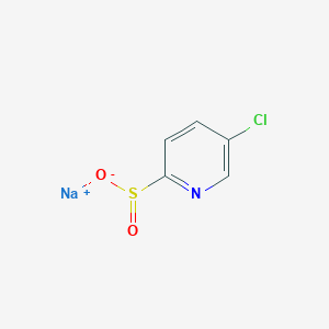 molecular formula C5H3ClNNaO2S B11754625 Sodium 5-chloropyridine-2-sulfinate 