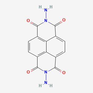 molecular formula C14H8N4O4 B11754874 2,7-Diaminobenzo[lmn][3,8]phenanthroline-1,3,6,8(2H,7H)-tetraone 