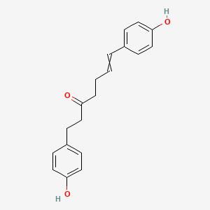 molecular formula C19H20O3 B11754924 1,7-Bis(4-hydroxyphenyl)-6-hepten-3-one 