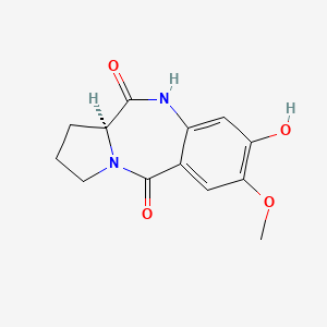 molecular formula C13H14N2O4 B11754935 (S)-8-Hydroxy-7-methoxy-1,2,3,11a-tetrahydro-5H-benzo[e]pyrrolo[1,2-a][1,4]diazepine-5,11(10H)-dione 