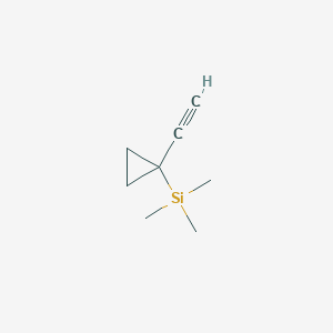 molecular formula C8H14Si B011755 1-Ethynyl-1-(trimethylsilyl)cyclopropane CAS No. 104463-26-5
