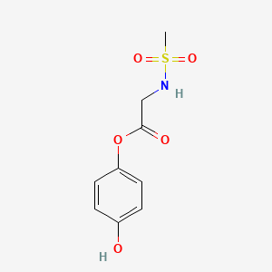 4-Hydroxyphenyl [(methylsulfonyl)amino]acetate