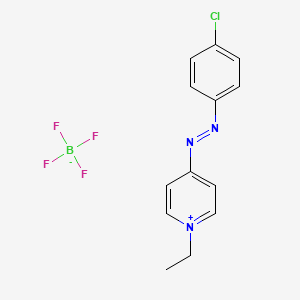 molecular formula C10H14O2 B1175544 4-[(p-Chlorophenyl)azo]-1-ethyl-pyridinium tetrafluoroborate CAS No. 16600-20-7