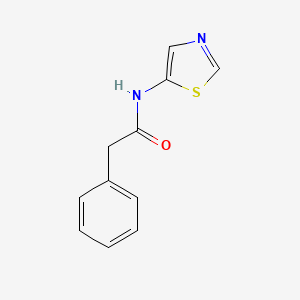 molecular formula C11H10N2OS B1175593 2-phenyl-N-(1,3-thiazol-5-yl)acetamide 