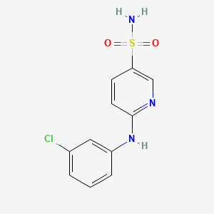 6-(3-Chloroanilino)-3-pyridinesulfonamide