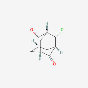 (1R,3R,5R,7R)-4-Chloro-2,6-adamantanedione
