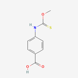 4-[(Methoxycarbothioyl)amino]benzoic acid