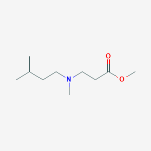 molecular formula C10H21NO2 B11757397 Methyl 3-(isopentyl(methyl)amino)propanoate 