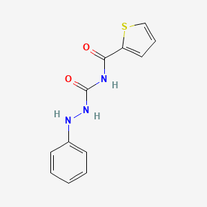 molecular formula C12H11N3O2S B1175749 N-[(2-phenylhydrazino)carbonyl]-2-thiophenecarboxamide 