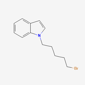 molecular formula C13H16BrN B11757542 1-(5-Bromopentyl)-1h-indole 