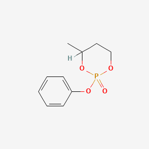 molecular formula C56H58N6O10S2 B1175784 1,3,2-Dioxaphosphorinane, 4-methyl-2-phenoxy-, 2-oxide CAS No. 19219-95-5