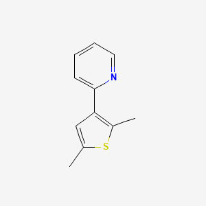 molecular formula C11H11NS B1175785 2-(2,5-Dimethyl-3-thienyl)pyridine 