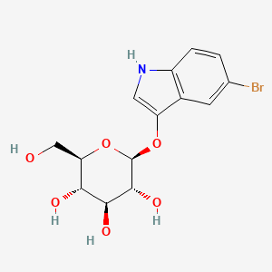 B1175798 5-Bromo-3-indolyl-beta-D-glucopyranoside CAS No. 16934-09-1