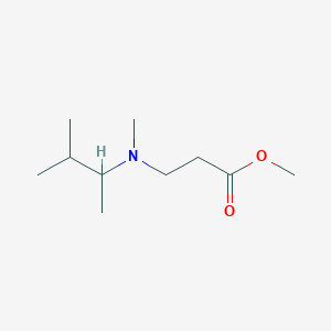 molecular formula C10H21NO2 B11757998 Methyl 3-(methyl(3-methylbutan-2-yl)amino)propanoate 