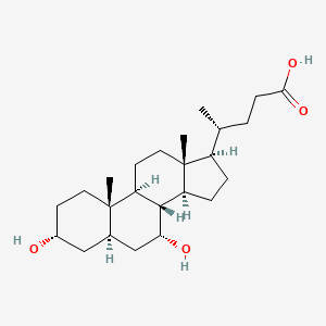 B1175807 Allochenodeoxycholic acid CAS No. 15357-34-3