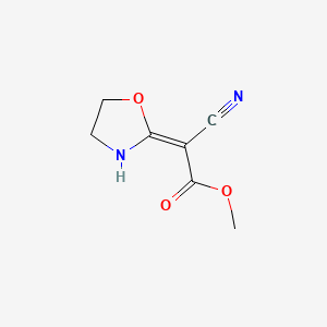 Methyl cyano(1,3-oxazolidin-2-ylidene)acetate
