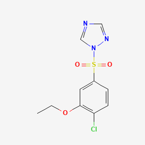 1-[(4-chloro-3-ethoxyphenyl)sulfonyl]-1H-1,2,4-triazole