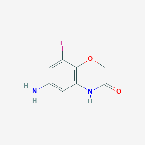 6-amino-8-fluoro-4H-1,4-benzoxazin-3-one