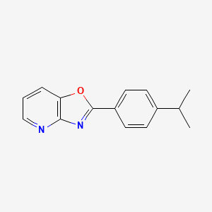 molecular formula C15H14N2O B1175842 2-(4-Isopropylphenyl)[1,3]oxazolo[4,5-b]pyridine 