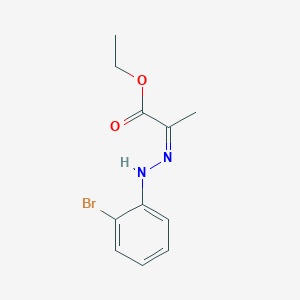 (E)-ethyl 2-(2-(2-bromophenyl)hydrazono)propanoate