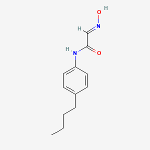 B1175863 (2E)-N-(4-butylphenyl)-2-(hydroxyimino)acetamide CAS No. 18331-68-5