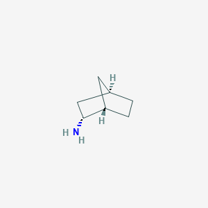 molecular formula C7H13N B11758659 (1S,2R,4R)-bicyclo[2.2.1]heptan-2-amine 