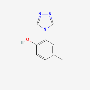 4,5-dimethyl-2-(4H-1,2,4-triazol-4-yl)phenol