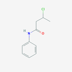 molecular formula C10H12ClNO B11759127 3-chloro-N-phenylbutanamide 