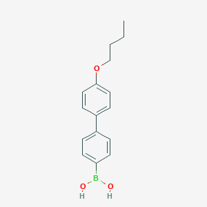 molecular formula C16H19BO3 B117596 4-(4-丁氧基苯基)苯硼酸 CAS No. 158937-24-7