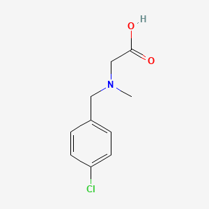 molecular formula C10H12ClNO2 B11759640 [(4-Chloro-benzyl)-methyl-amino]-acetic acid 