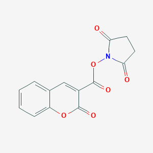 molecular formula C14H9NO6 B117597 香豆素-3-羧酸琥珀酰亚胺酯 CAS No. 148627-84-3