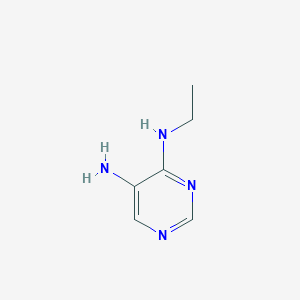 molecular formula C6H10N4 B011760 N4-ethylpyrimidine-4,5-diamine CAS No. 101080-16-4