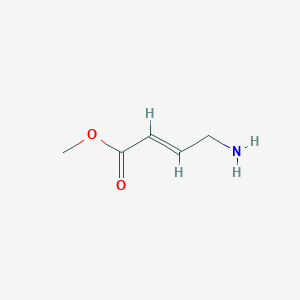 molecular formula C5H9NO2 B11760392 methyl (2E)-4-aminobut-2-enoate 