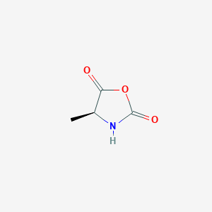 molecular formula C4H5NO3 B117608 (S)-4-甲氧基噁唑烷-2,5-二酮 CAS No. 2224-52-4
