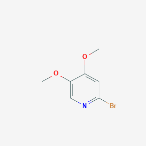 molecular formula C7H8BrNO2 B11760858 2-Bromo-4,5-dimethoxypyridine 