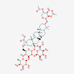 molecular formula C57H88O25 B117609 Yiyeliangwanoside III CAS No. 141039-75-0