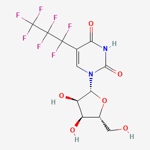 B1176090 5-(Heptafluoropropyl)uridine CAS No. 144862-38-4