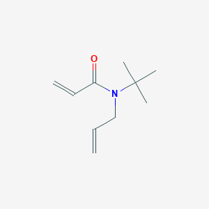 molecular formula C10H17NO B11760927 N-tert-butyl-N-(prop-2-en-1-yl)prop-2-enamide 