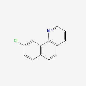 molecular formula C13H8ClN B11760965 9-Chlorobenzo[h]quinoline 