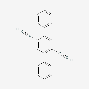 molecular formula C22H14 B11761069 2',5'-Diethynyl-p-terphenyl 