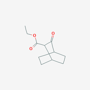 molecular formula C11H16O3 B11761255 Ethyl 3-oxobicyclo[2.2.2]octane-2-carboxylate 