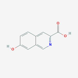 molecular formula C10H7NO3 B11761607 7-Hydroxyisoquinoline-3-carboxylic acid 