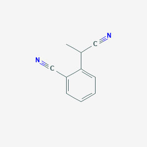 molecular formula C10H8N2 B11761770 2-(1-Cyanoethyl)benzonitrile 